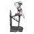 Vintage Brutalist Abstract Ballerina Metal Bookend Sculpture For Sale