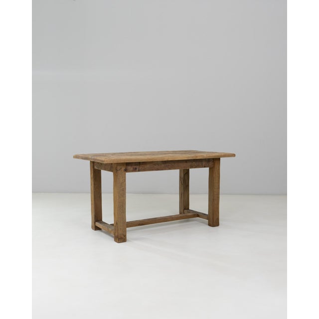 1920s 1920s French Oak Dining Table In Original Patina For Sale - Image 5 of 18