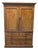 Victorian Mahogany Linen Press from Heals, 1880 For Sale