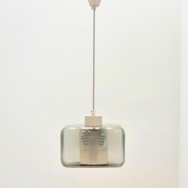 Mid-Century Modern Mid-Century Modern Scandinavian Glass Pendant Light by Carl Fagerlund for Orrefors, 1960s For Sale - Image 3 of 7