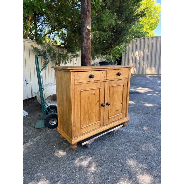 Wood 19th Century English Pine Cupboard For Sale - Image 7 of 13