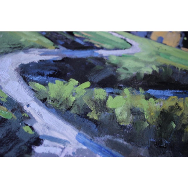 Quiet Places & Shadows — Contemporary Landscape Original oil painting by Haas, 16 x 20 unframed linen panel, signed. A...