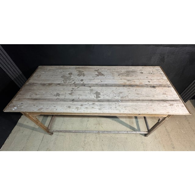 French Florist's Table Kitchen Island, 1870 For Sale - Image 13 of 18