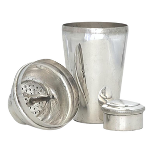 Early 20th Century English William Suckling Cocktail Shaker W/Ice Breaker