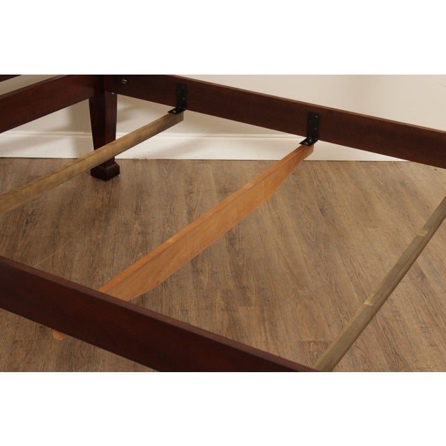 Wood Drexel '18th Century Classics' Mahogany Queen Poster Bed For Sale - Image 7 of 12