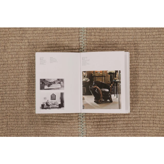 Textile Rug & Kilim's Contemporary Minimalist Rez Kilim With Linear Accent Striped Design For Sale - Image 7 of 9