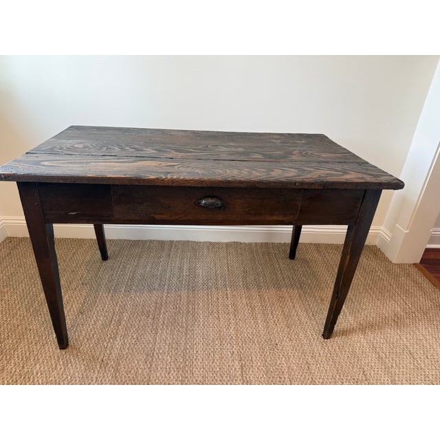 Brown 19th Century Chestnut Single Drawer Table From the South of France For Sale - Image 8 of 15