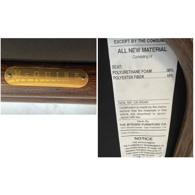 Barbara Barry for McGuire Lounge Chair For Sale - Image 12 of 12