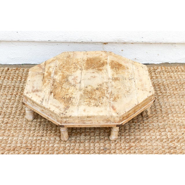 Antique Weathered Wood Indian Bajot For Sale - Image 4 of 8