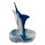 Vintage Ceramic Blue Marlin Catchall Ashtray For Sale