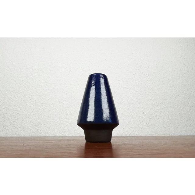 Mid-Century German Small Minimalist Studio Pottery Vase from BKW Böttger Keramik Wandsbek, Hamburg, 1960s For Sale - Image 13 of 13