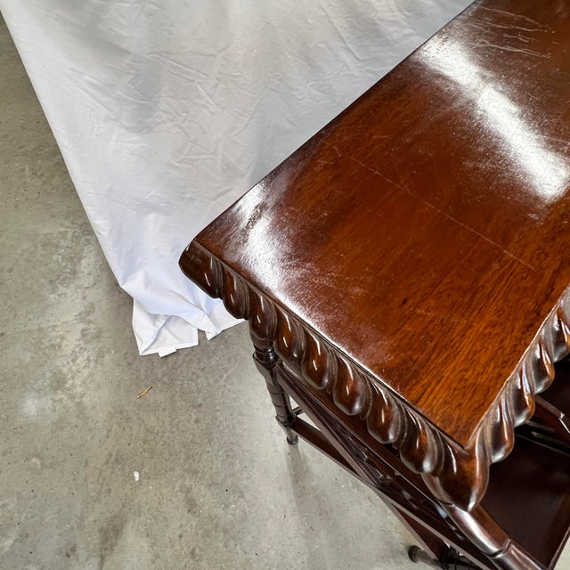 Vintage Chippendale Style Book Trough, Table For Sale - Image 12 of 12