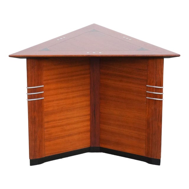 Art Deco Triangular Shaped Side Table from Schuitema For Sale