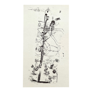 1947 Paul Klee Engraving 17 Comedy of Birds 1918