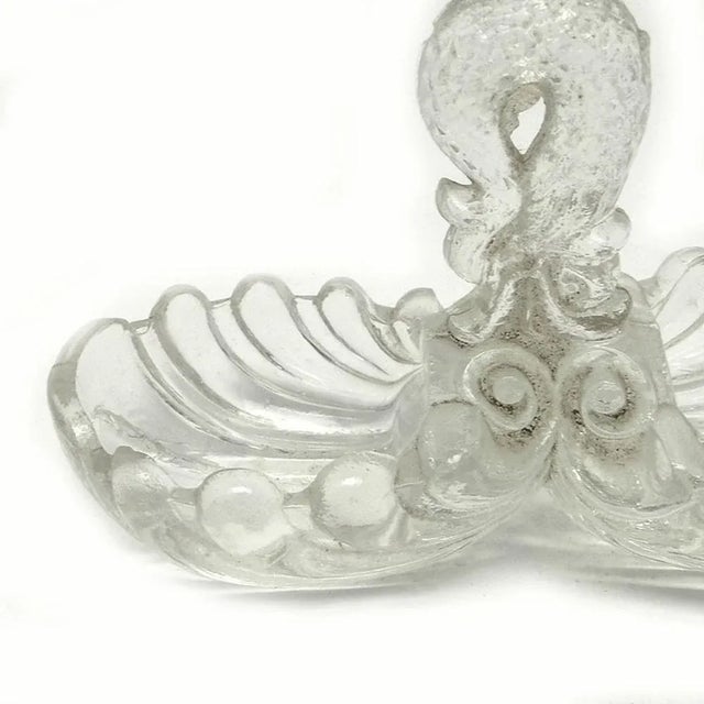 Art Nouveau Salt and Pepper Holder by Niemen Glassworks, Poland, 1920s For Sale - Image 6 of 9