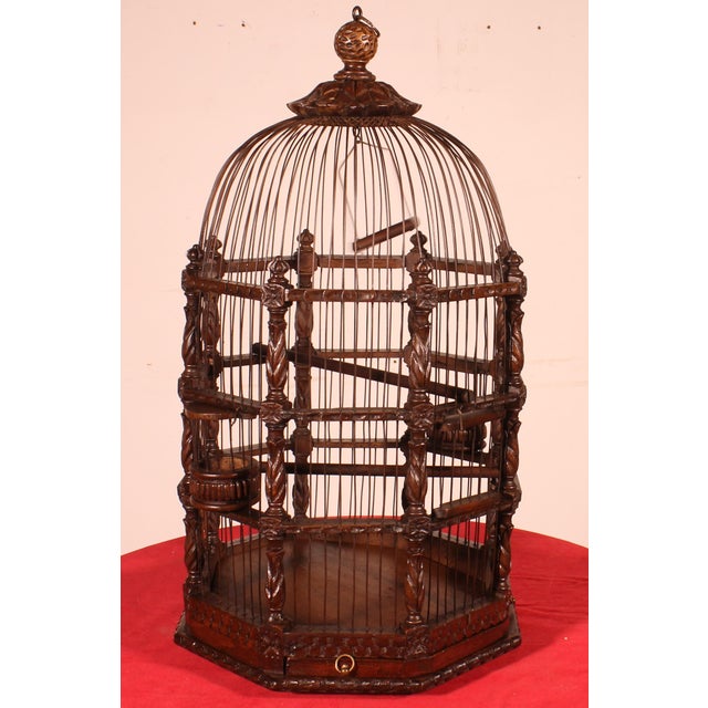 Wood Birdcage, 18th Century, Netherlands For Sale - Image 7 of 14