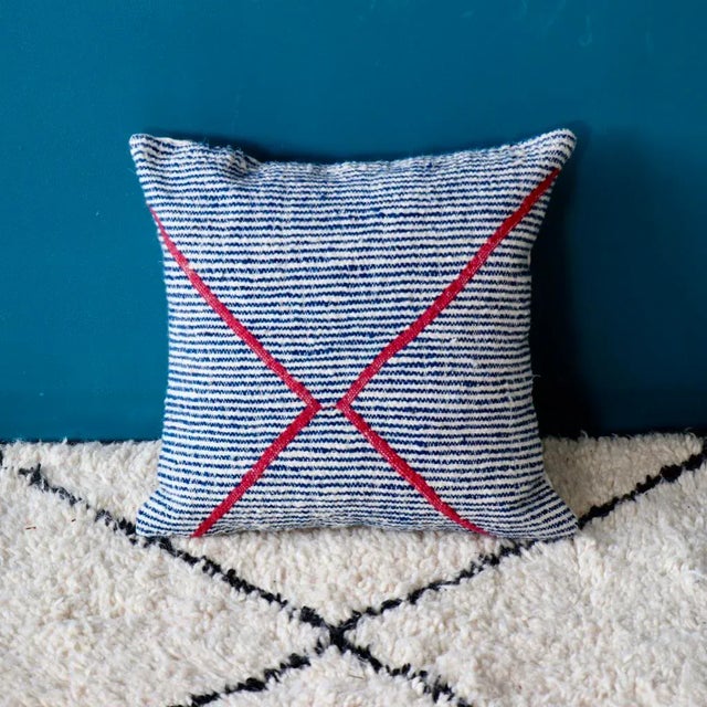 These vibrant, colorful Moroccan Beni Ourain pillows add an exotic bohemian feel to any room. Pillows are often decorated...