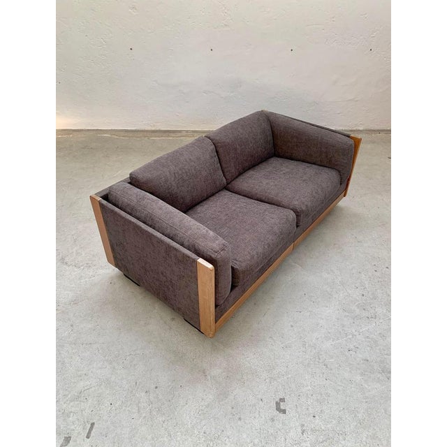 Sofa model 920 by Tobia Scarpa produced by Cassina, 1960s Sofa upholstered and covered in gray cotton and wood and metal...