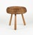 1950s Mid-Century Wicker and Wood Tripod Stool attributed to Tony Paul, USA, 1950s For Sale - Image 5 of 18