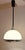 Vintage Height-Adjustable Ceiling Lamp with White Plastic Shade and Chrome-Plated Metal, 1970s For Sale - Image 3 of 8