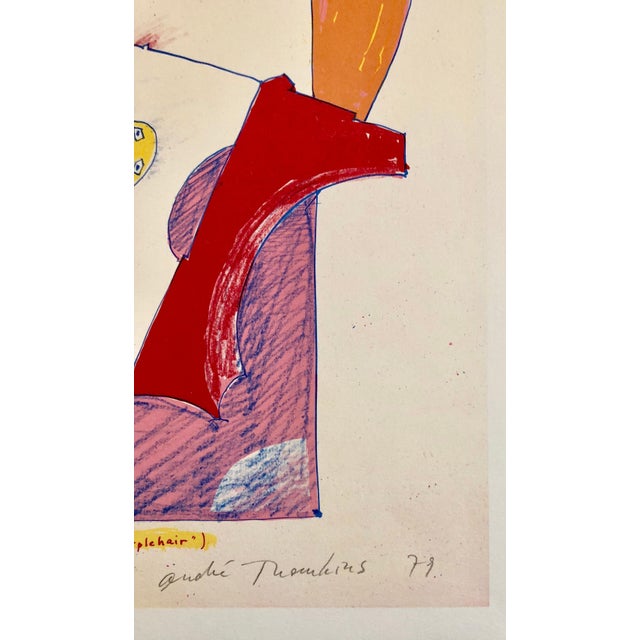This one is titled "Offsetter, in reference to the untitled, purple hair" It depicts what looks like a ski slope and a...