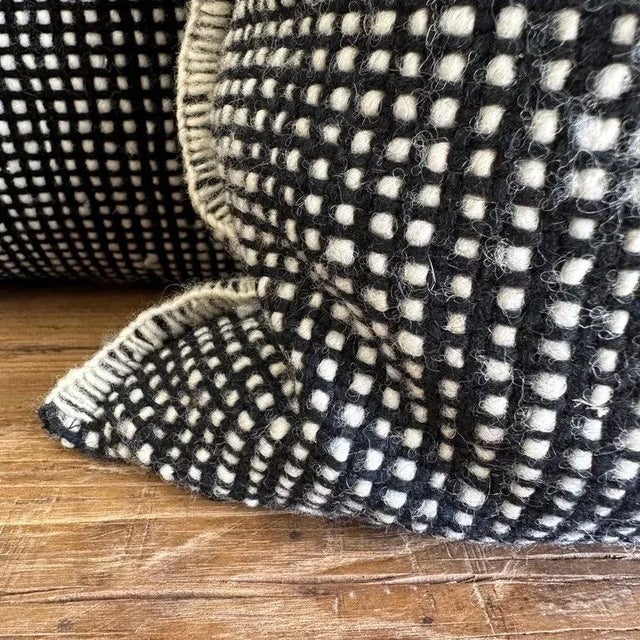 Billy Hand Made Wool Accent Pillow With Insert For Sale - Image 4 of 8