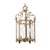 1930s French Gilt Lantern With Sunburst Etched Panels For Sale - Image 4 of 11