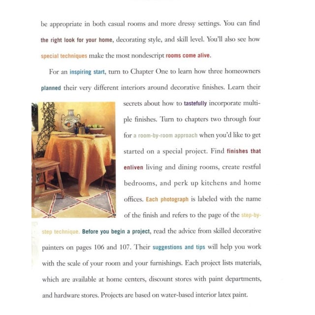 Paint: Ideas and Decorating Techniques (Decorating Ideas) 1st Edition New For Sale - Image 11 of 11