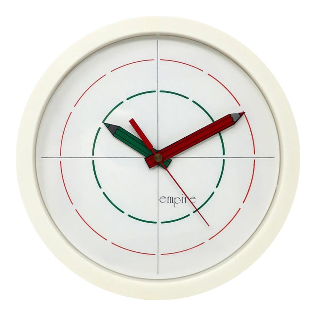 Postmodern Wall Clock by Empire For Sale