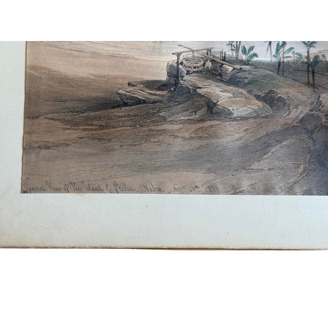 Mid 19th Century David Roberts - General View of the Island of Philae, Nubia For Sale In Phoenix - Image 6 of 12