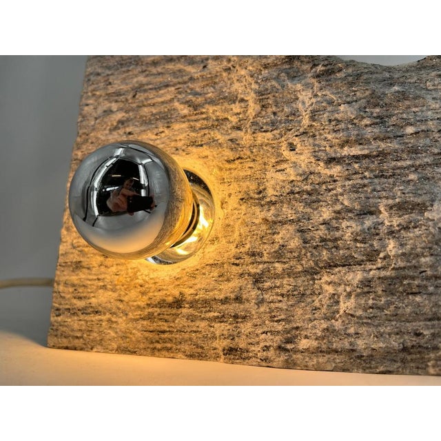 Postmodern Stone Table Lamp, 1970s For Sale - Image 11 of 14