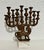 Milton Hebald, Milton Hebald Mid Century Bronze Menorah Sculpture WPA Artist Modernist Judaica, 1969 For Sale