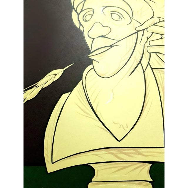 Wood Valerio Adami - Original Lithograph 1976 For Sale - Image 7 of 8