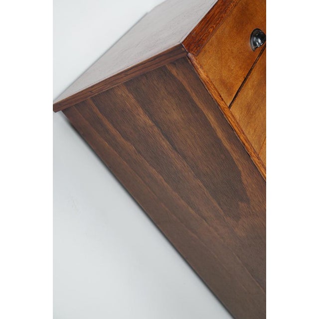 Vintage Dutch Poplar Apothecary Cabinet, 1950s For Sale - Image 7 of 13