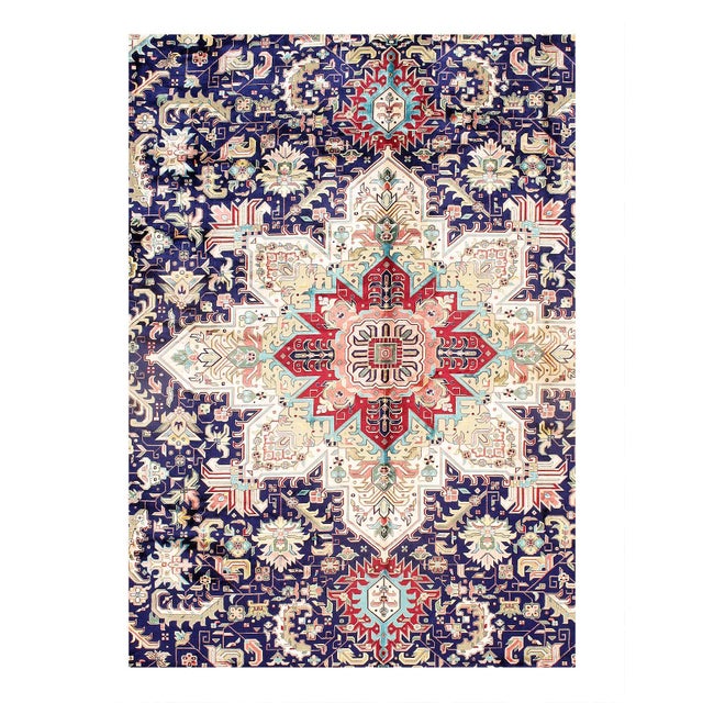 Viscose on a cotton foundation with a medallion This rug has a dense, soft pile, and excellent quality, to ensure that you...