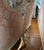 Wood 1970s Vintage French Boudoir Style Pink Cushioned Settee With White Wooden Detailed Frame For Sale - Image 7 of 12