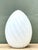 Vintage Italian Swirl Glass Egg Lamp After Murano For Sale - Image 10 of 12