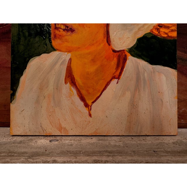 Sigrid Holmwood, Peasant Woman, Tempera & Mixed Media, 2006 For Sale - Image 6 of 8