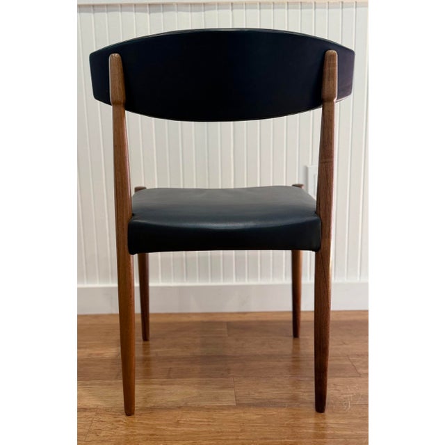1960s Set of Four Scandinavian Modern Dining Chairs, Solid Wood, C. 1960s For Sale - Image 5 of 8