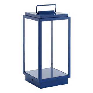 Tekna Blakes Table Lamp in Bronze With Royal Blue Lacquer For Sale