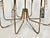 Chandelier in Brass with Fiber Glass Shades by Rupert Nikoll, Austria, 1962 For Sale - Image 10 of 15