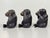 Mid 20th Century Vintage Cast Brass 3 Wise Monkeys For Sale - Image 5 of 11