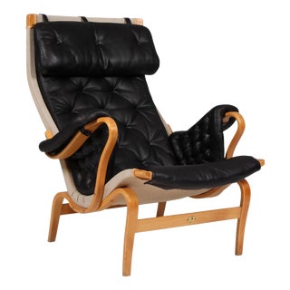 Pernilla Lounge Chair attributed to Bruno Mathsson for Dux, 1980s For Sale