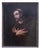 Saint Francis of Assisi, 1800s, Oil on Oak Panel For Sale