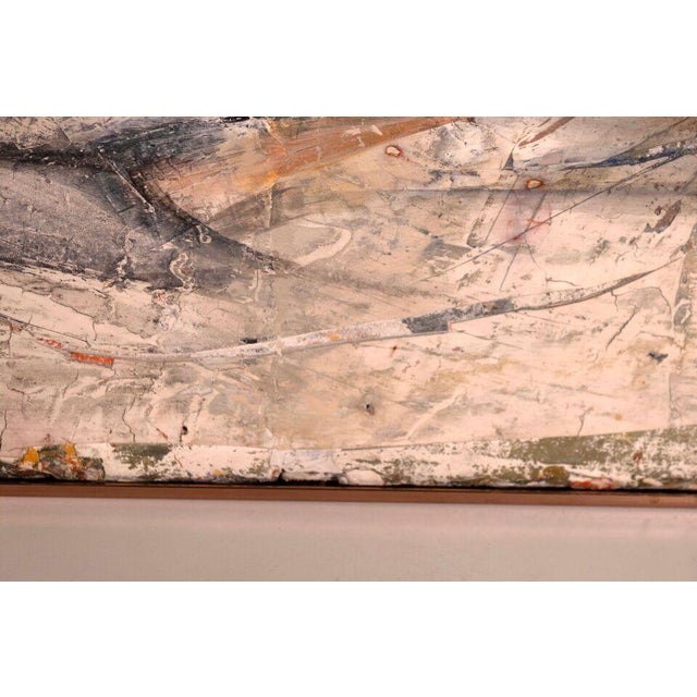 Ljubo Biro Untitled Woman and Dolphin Modern Acrylic Painting on Masonite 1960s For Sale - Image 9 of 10