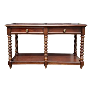 Lillian August Two-Tier Two Drawer Sofa Table