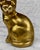 Brass Vintage Traditional Brass Cat 8" Sculpture For Sale - Image 8 of 9