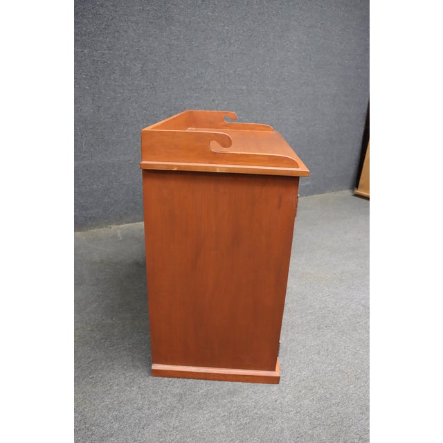 Bench-Made Solid Cherry Apothecary Cabinet For Sale - Image 13 of 14