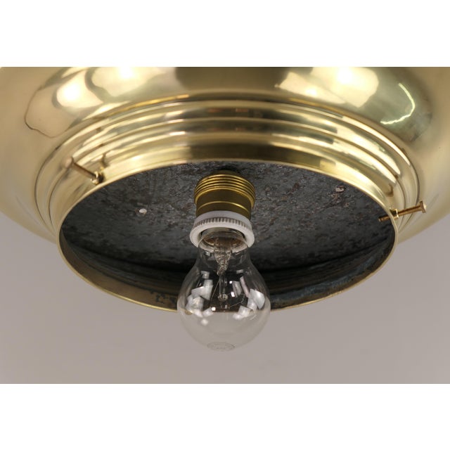 1920s Art Deco Cut Glass Ceiling Lamp, Austria, 1920s For Sale - Image 5 of 8