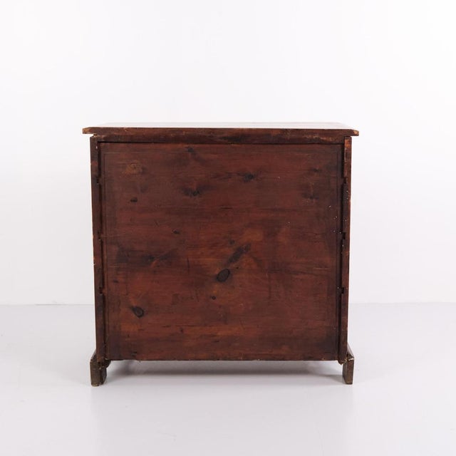 Mahogany Chest of Drawers with Four Drawers, 1880s For Sale - Image 11 of 12